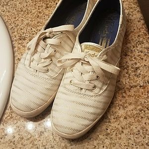 Keds Gold Stripped Shoes